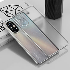 Silikon Schutzhülle Ultra Dünn Flexible Tasche Durchsichtig Transparent AN1 für Huawei Honor 50 SE 5G Silber