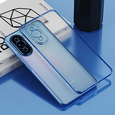 Silikon Schutzhülle Ultra Dünn Flexible Tasche Durchsichtig Transparent AN1 für Huawei Nova 10 Blau