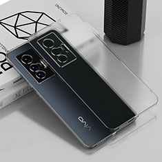 Silikon Schutzhülle Ultra Dünn Flexible Tasche Durchsichtig Transparent AN1 für Vivo X70 5G Klar