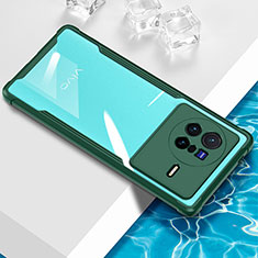 Silikon Schutzhülle Ultra Dünn Flexible Tasche Durchsichtig Transparent BH1 für Vivo X80 5G Grün