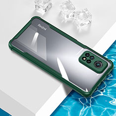 Silikon Schutzhülle Ultra Dünn Flexible Tasche Durchsichtig Transparent BH1 für Xiaomi Mi 10T Pro 5G Grün