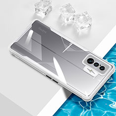 Silikon Schutzhülle Ultra Dünn Flexible Tasche Durchsichtig Transparent BH1 für Xiaomi Poco F4 GT 5G Weiß