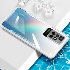 Silikon Schutzhülle Ultra Dünn Flexible Tasche Durchsichtig Transparent BH1 für Xiaomi Poco M4 Pro 5G Weiß