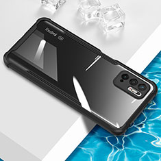 Silikon Schutzhülle Ultra Dünn Flexible Tasche Durchsichtig Transparent BH1 für Xiaomi Redmi Note 11 SE 5G Schwarz