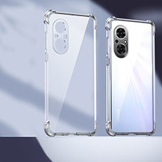 Silikon Schutzhülle Ultra Dünn Flexible Tasche Durchsichtig Transparent D01 für Huawei Honor 50 SE 5G Klar