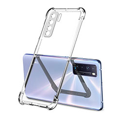 Silikon Schutzhülle Ultra Dünn Flexible Tasche Durchsichtig Transparent H01 für Huawei Nova 7 SE 5G Klar