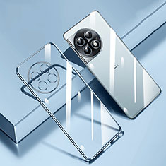 Silikon Schutzhülle Ultra Dünn Flexible Tasche Durchsichtig Transparent H01 für OnePlus Ace 2 5G Blau