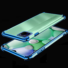 Silikon Schutzhülle Ultra Dünn Flexible Tasche Durchsichtig Transparent H01 für Realme C11 Blau