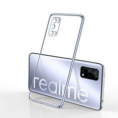 Silikon Schutzhülle Ultra Dünn Flexible Tasche Durchsichtig Transparent H01 für Realme Narzo 30 Pro 5G Silber