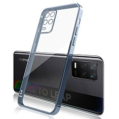 Silikon Schutzhülle Ultra Dünn Flexible Tasche Durchsichtig Transparent H01 für Realme Q3 5G Blau
