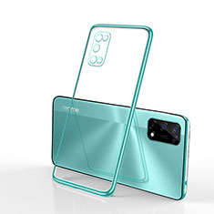 Silikon Schutzhülle Ultra Dünn Flexible Tasche Durchsichtig Transparent H01 für Realme V5 5G Grün