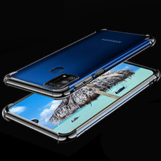 Silikon Schutzhülle Ultra Dünn Flexible Tasche Durchsichtig Transparent H01 für Samsung Galaxy M31 Prime Edition Schwarz