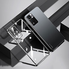 Silikon Schutzhülle Ultra Dünn Flexible Tasche Durchsichtig Transparent H01 für Xiaomi Mi 11i 5G (2022) Schwarz
