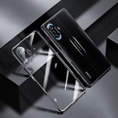 Silikon Schutzhülle Ultra Dünn Flexible Tasche Durchsichtig Transparent H01 für Xiaomi Poco F3 GT 5G Schwarz