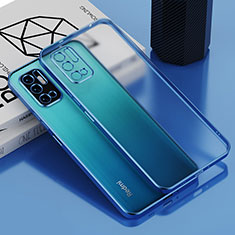Silikon Schutzhülle Ultra Dünn Flexible Tasche Durchsichtig Transparent H01 für Xiaomi POCO M3 Pro 5G Blau
