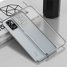 Silikon Schutzhülle Ultra Dünn Flexible Tasche Durchsichtig Transparent H01 für Xiaomi Redmi Note 11 SE 5G Silber