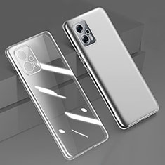 Silikon Schutzhülle Ultra Dünn Flexible Tasche Durchsichtig Transparent H01 für Xiaomi Redmi Note 11T Pro+ Plus 5G Klar