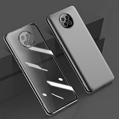 Silikon Schutzhülle Ultra Dünn Flexible Tasche Durchsichtig Transparent H01 für Xiaomi Redmi Note 9T 5G Schwarz