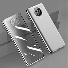 Silikon Schutzhülle Ultra Dünn Flexible Tasche Durchsichtig Transparent H01 für Xiaomi Redmi Note 9T 5G Silber
