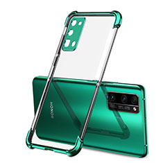 Silikon Schutzhülle Ultra Dünn Flexible Tasche Durchsichtig Transparent H02 für Huawei Honor 30 Pro+ Plus Grün