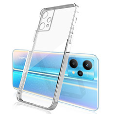 Silikon Schutzhülle Ultra Dünn Flexible Tasche Durchsichtig Transparent H02 für Realme 9 Pro+ Plus 5G Silber