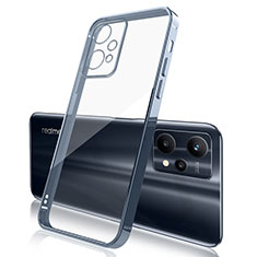 Silikon Schutzhülle Ultra Dünn Flexible Tasche Durchsichtig Transparent H02 für Realme Narzo 50 Pro 5G Blau