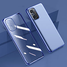 Silikon Schutzhülle Ultra Dünn Flexible Tasche Durchsichtig Transparent H02 für Xiaomi Mi 11i 5G Blau