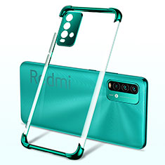 Silikon Schutzhülle Ultra Dünn Flexible Tasche Durchsichtig Transparent H02 für Xiaomi Redmi 9 Power Grün