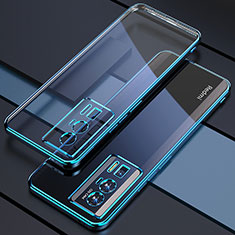 Silikon Schutzhülle Ultra Dünn Flexible Tasche Durchsichtig Transparent H02 für Xiaomi Redmi K60 5G Blau