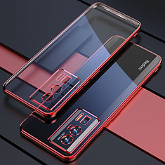 Silikon Schutzhülle Ultra Dünn Flexible Tasche Durchsichtig Transparent H02 für Xiaomi Redmi K60 5G Rot