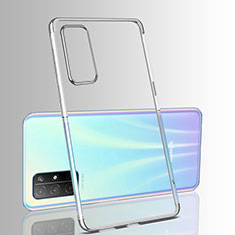 Silikon Schutzhülle Ultra Dünn Flexible Tasche Durchsichtig Transparent H03 für Huawei Honor 30S Silber