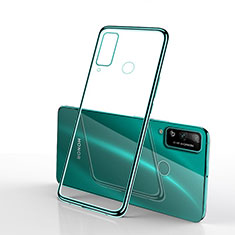 Silikon Schutzhülle Ultra Dünn Flexible Tasche Durchsichtig Transparent H03 für Huawei Honor Play4T Grün