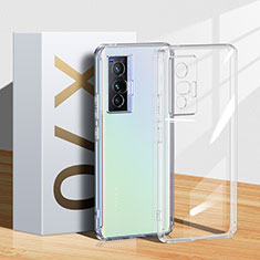 Silikon Schutzhülle Ultra Dünn Flexible Tasche Durchsichtig Transparent H03 für Vivo X70 5G Klar