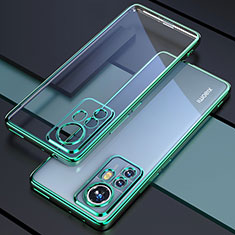 Silikon Schutzhülle Ultra Dünn Flexible Tasche Durchsichtig Transparent H03 für Xiaomi Mi 12 Pro 5G Grün