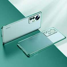 Silikon Schutzhülle Ultra Dünn Flexible Tasche Durchsichtig Transparent H04 für Xiaomi Mi 12 Pro 5G Grün