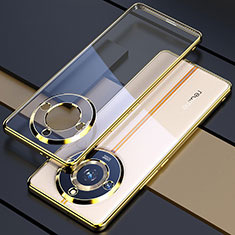 Silikon Schutzhülle Ultra Dünn Flexible Tasche Durchsichtig Transparent H05 für Realme Narzo 60 Pro 5G Gold