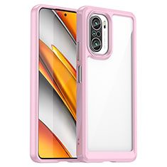 Silikon Schutzhülle Ultra Dünn Flexible Tasche Durchsichtig Transparent JS1 für Xiaomi Mi 11X Pro 5G Rosa