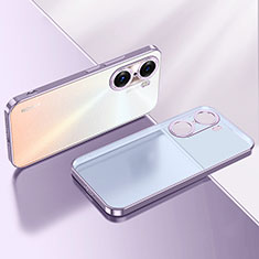 Silikon Schutzhülle Ultra Dünn Flexible Tasche Durchsichtig Transparent LD2 für Huawei Honor 60 Pro 5G Violett