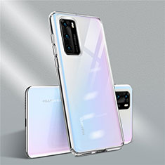 Silikon Schutzhülle Ultra Dünn Flexible Tasche Durchsichtig Transparent N01 für Huawei P40 Klar