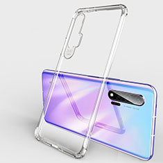 Silikon Schutzhülle Ultra Dünn Flexible Tasche Durchsichtig Transparent S01 für Huawei Nova 6 5G Klar
