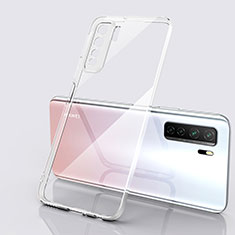 Silikon Schutzhülle Ultra Dünn Flexible Tasche Durchsichtig Transparent S01 für Huawei P40 Lite 5G Klar