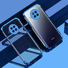 Silikon Schutzhülle Ultra Dünn Flexible Tasche Durchsichtig Transparent S01 für Xiaomi Mi 10T Lite 5G Blau