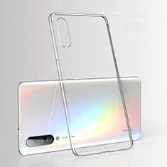 Silikon Schutzhülle Ultra Dünn Flexible Tasche Durchsichtig Transparent S01 für Xiaomi Mi A3 Silber