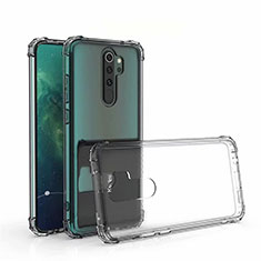 Silikon Schutzhülle Ultra Dünn Flexible Tasche Durchsichtig Transparent S04 für Xiaomi Redmi Note 8 Grau