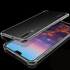 Silikon Schutzhülle Ultra Dünn Flexible Tasche Durchsichtig Transparent S05 für Huawei P20 Klar
