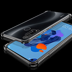 Silikon Schutzhülle Ultra Dünn Flexible Tasche Durchsichtig Transparent S05 für Huawei P20 Lite (2019) Schwarz