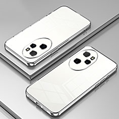 Silikon Schutzhülle Ultra Dünn Flexible Tasche Durchsichtig Transparent SY1 für Huawei Honor 100 Pro 5G Silber