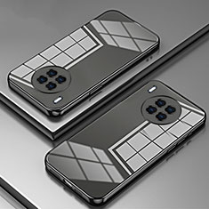 Silikon Schutzhülle Ultra Dünn Flexible Tasche Durchsichtig Transparent SY1 für Huawei Nova 8i Schwarz