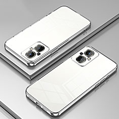Silikon Schutzhülle Ultra Dünn Flexible Tasche Durchsichtig Transparent SY1 für OnePlus Nord N20 5G Silber