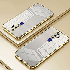 Silikon Schutzhülle Ultra Dünn Flexible Tasche Durchsichtig Transparent SY1 für Oppo A11X Gold